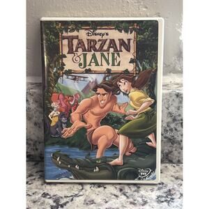 Disney's Tarzan & Jane DVD 2002 Phil Collins Songs Widescreen Animated Family